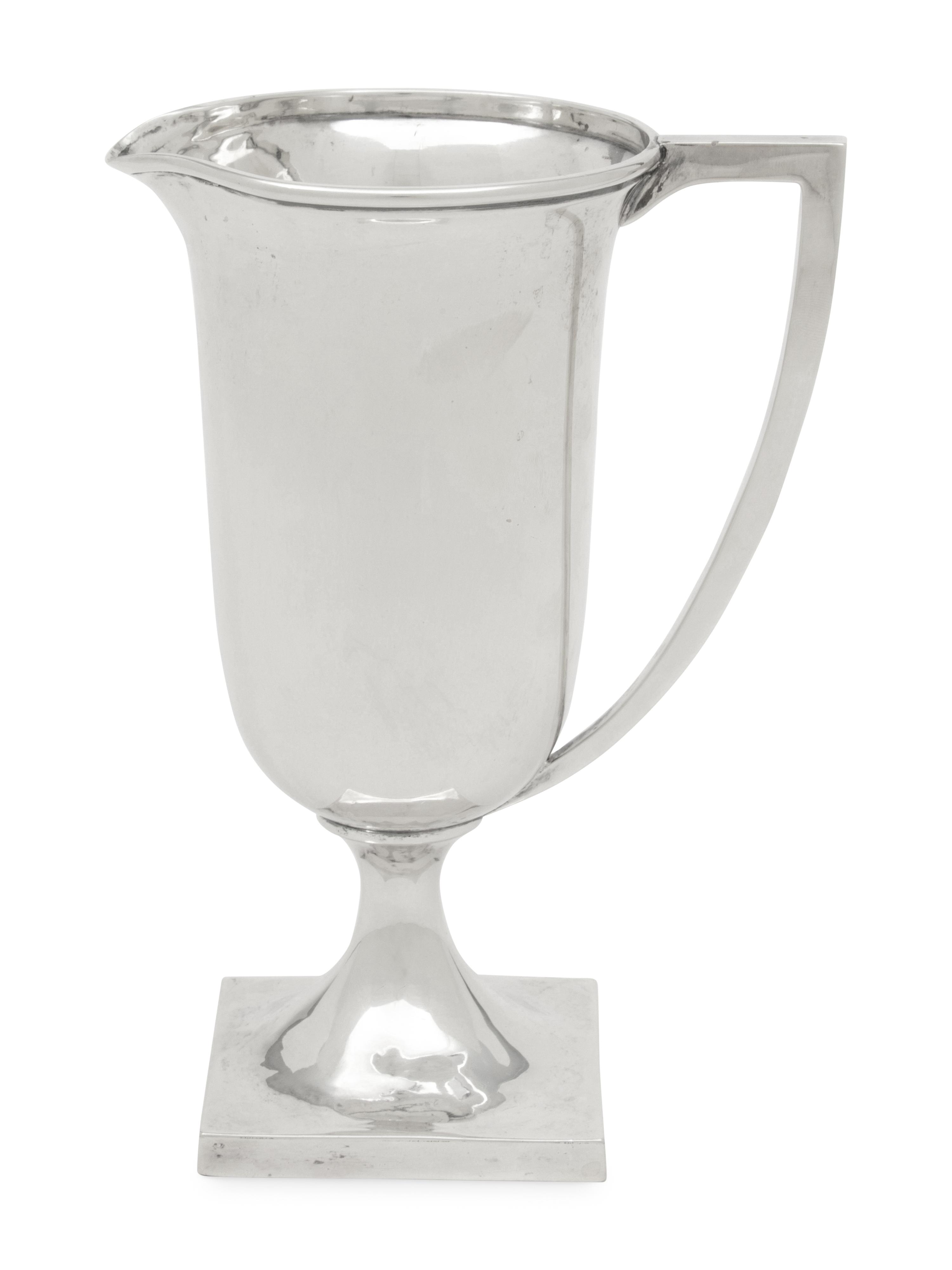 An American Silver Pitcher
