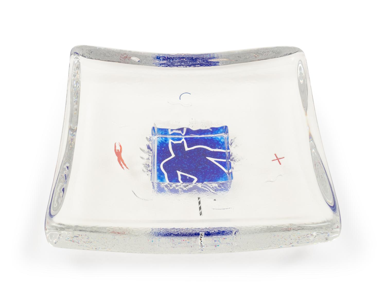 A Studio Glass Plate