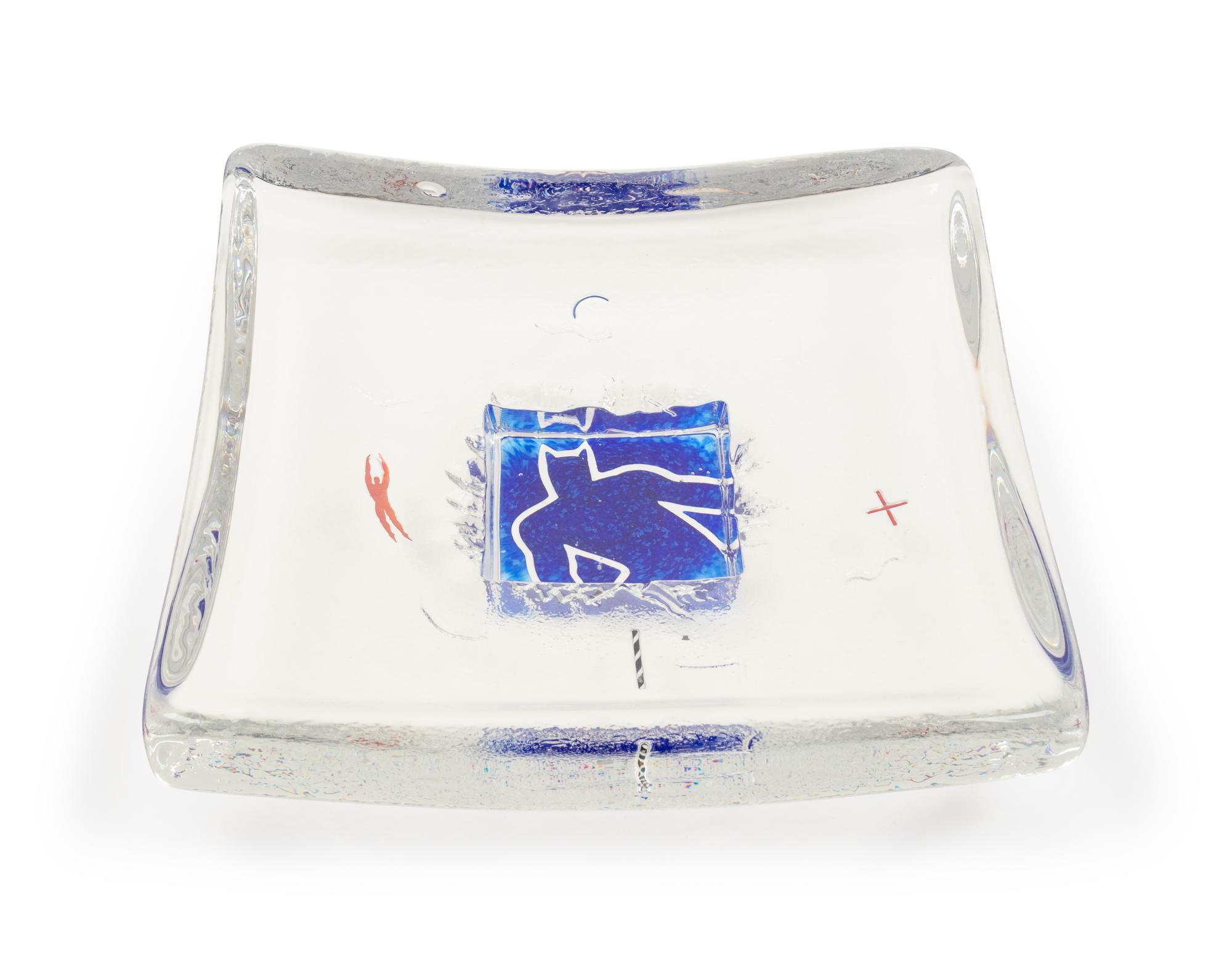 A Studio Glass Plate