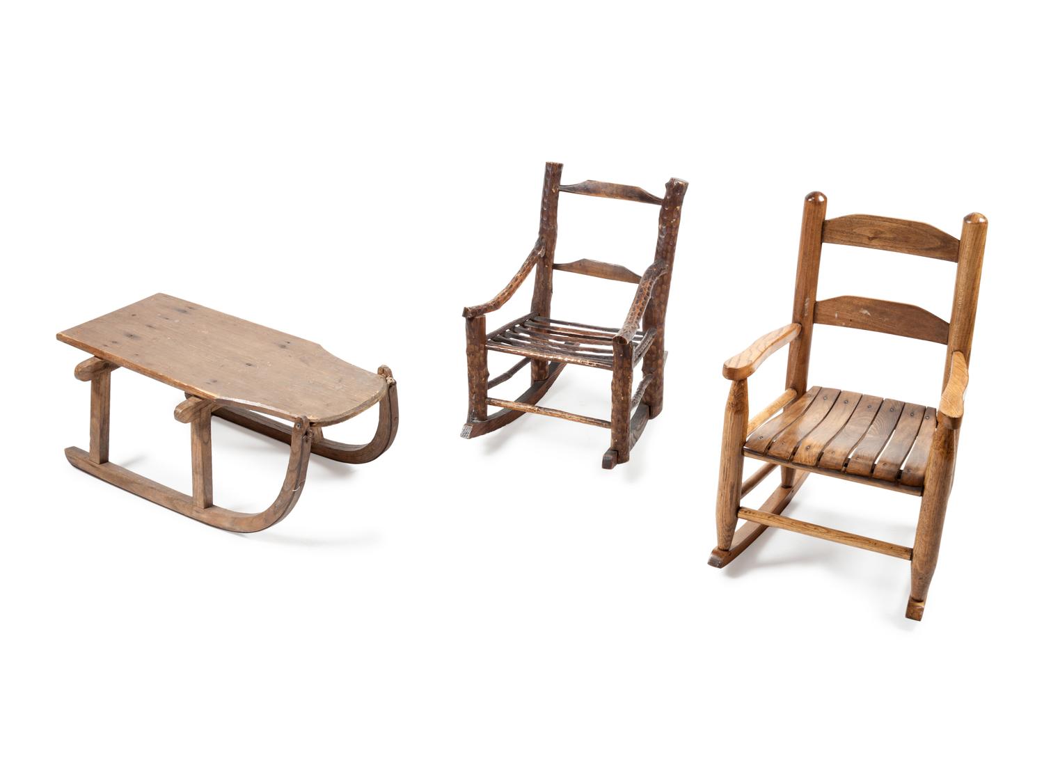 Two Children's Rocking Chairs