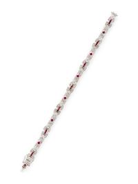 RUBY AND DIAMOND BRACELET