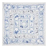Three Hermès 70cm Cotton Scarf, 1990-2010s