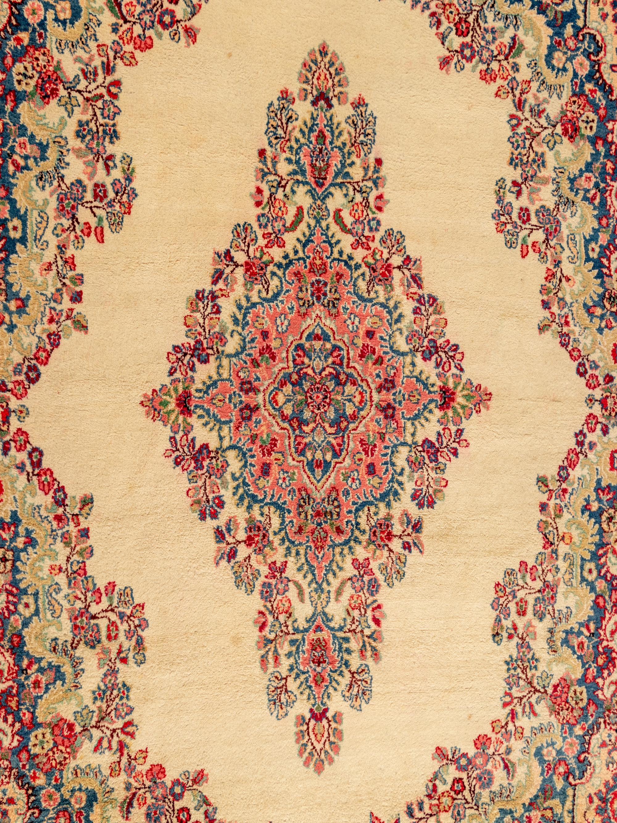 A Kirman Wool Rug