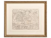 MÜNSTER, Sebastian (1488-1552). Typus Orbis A Ptol. Descriptus . Basle, ca 1542 or later.