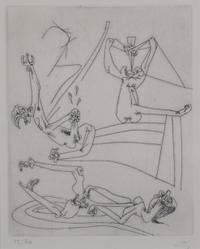 Roberto Matta, (Chilean, 1911-2002), Untitled, from The New School
