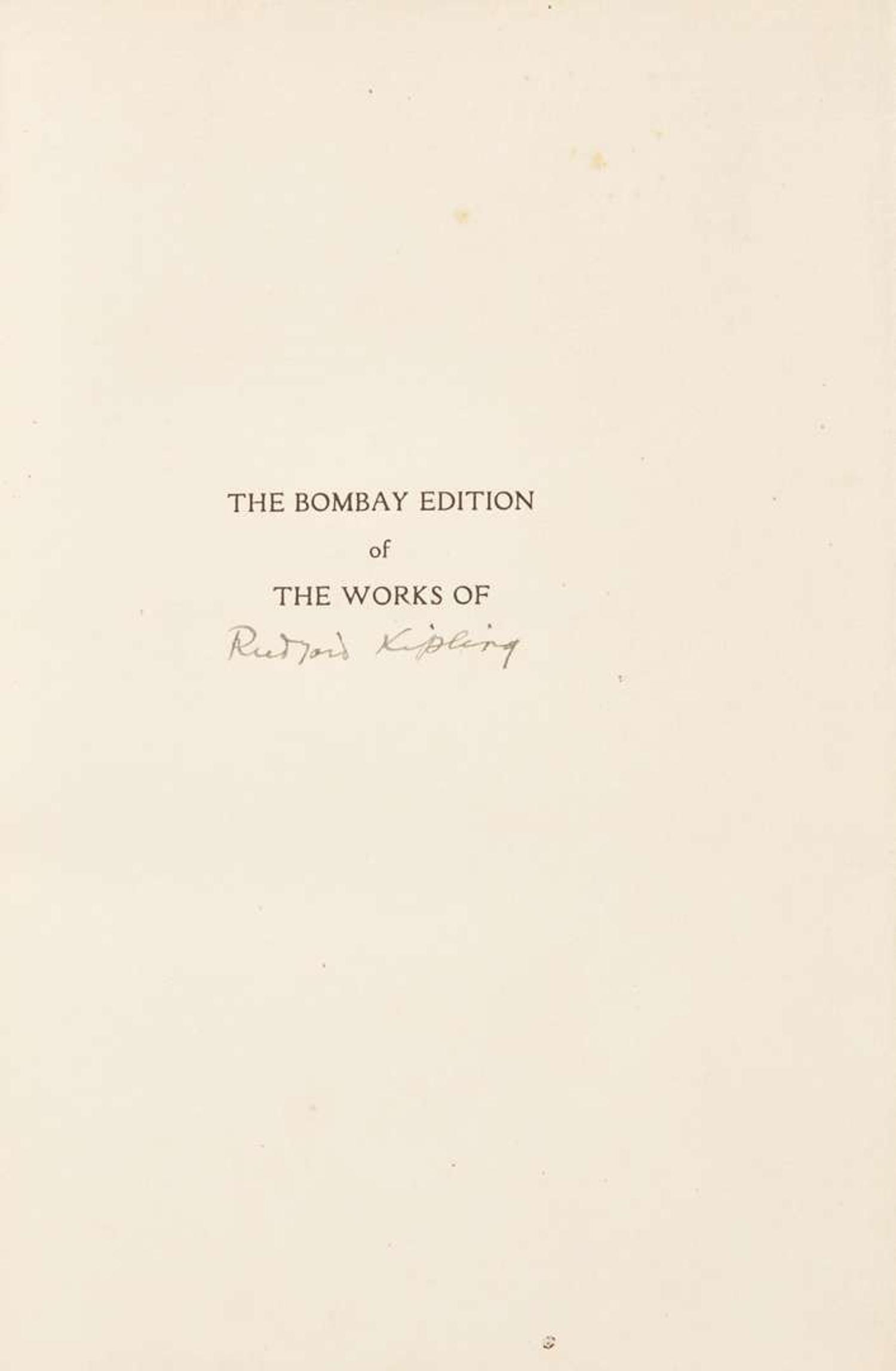 [Fine Bindings] Kipling, Rudyard The Works of Rudyard Kipling