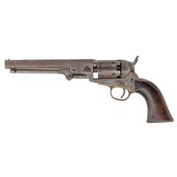 Factory Engraved Colt Model 1849 Pocket Revolver attributed to Gustave Young and Inscribed to Captain Chauncey McKeever