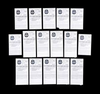 A Group of 16 Michael Jordan Chicago Bulls Tickets from 1995-96 (72-10 Season),