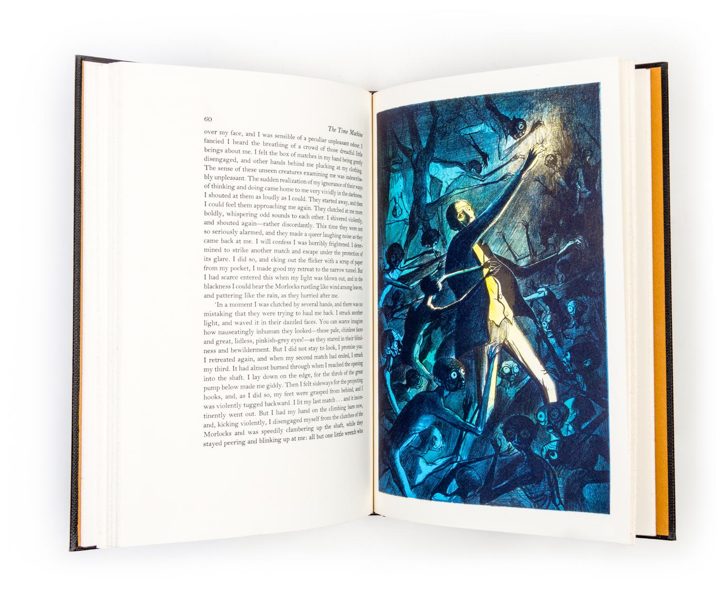 (LEC; MUGNAINI, JOSEPH) WELLS, H. G. 2 works. New York, 1964. Includes: The Time Machine and The War of the Worlds.