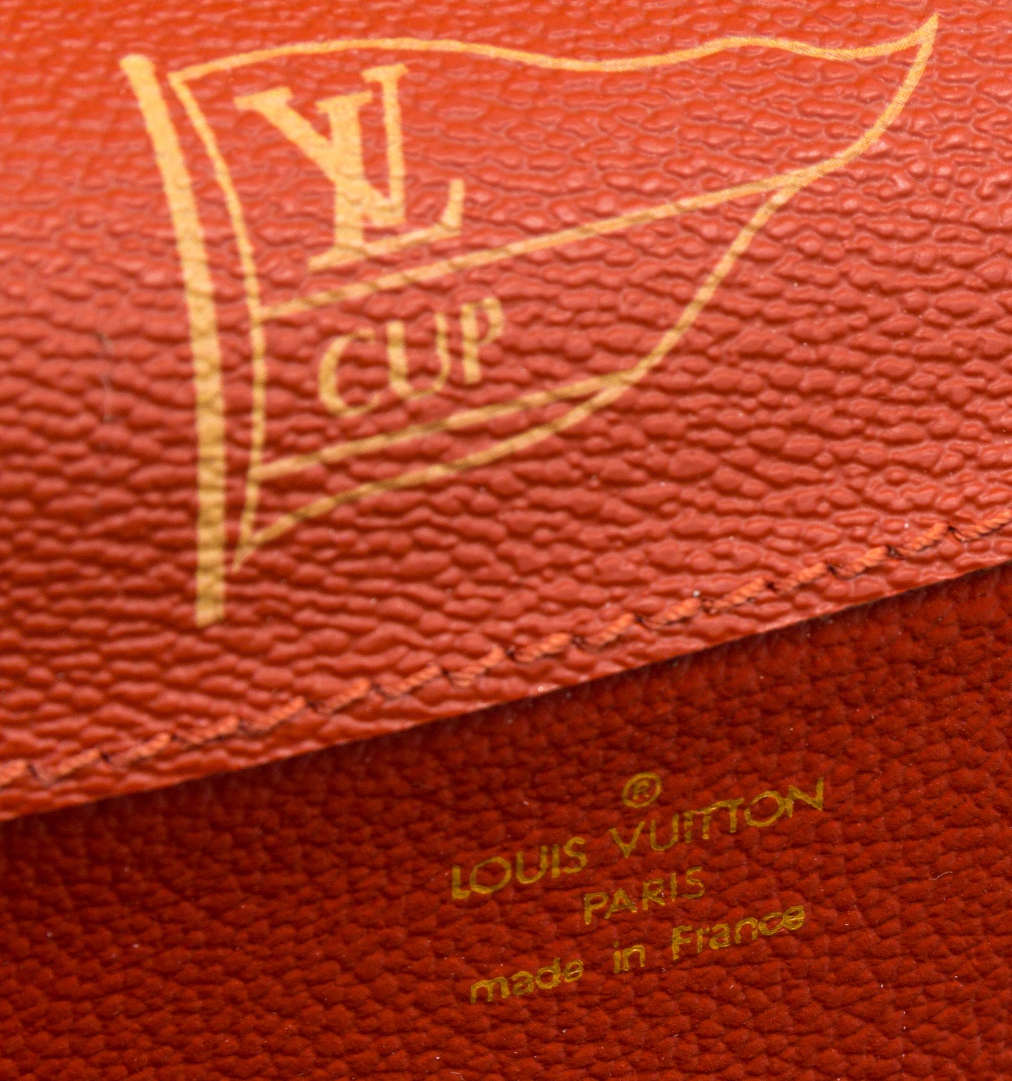 A Louis Vuitton Limited Edition The Americas Cup Portfolio, 14" x 10.5" x 1.5".