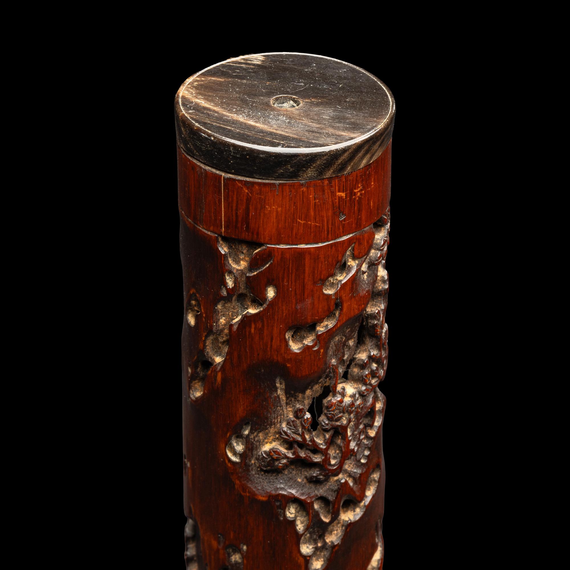 A Chinese Reticulated Bamboo Parfumier