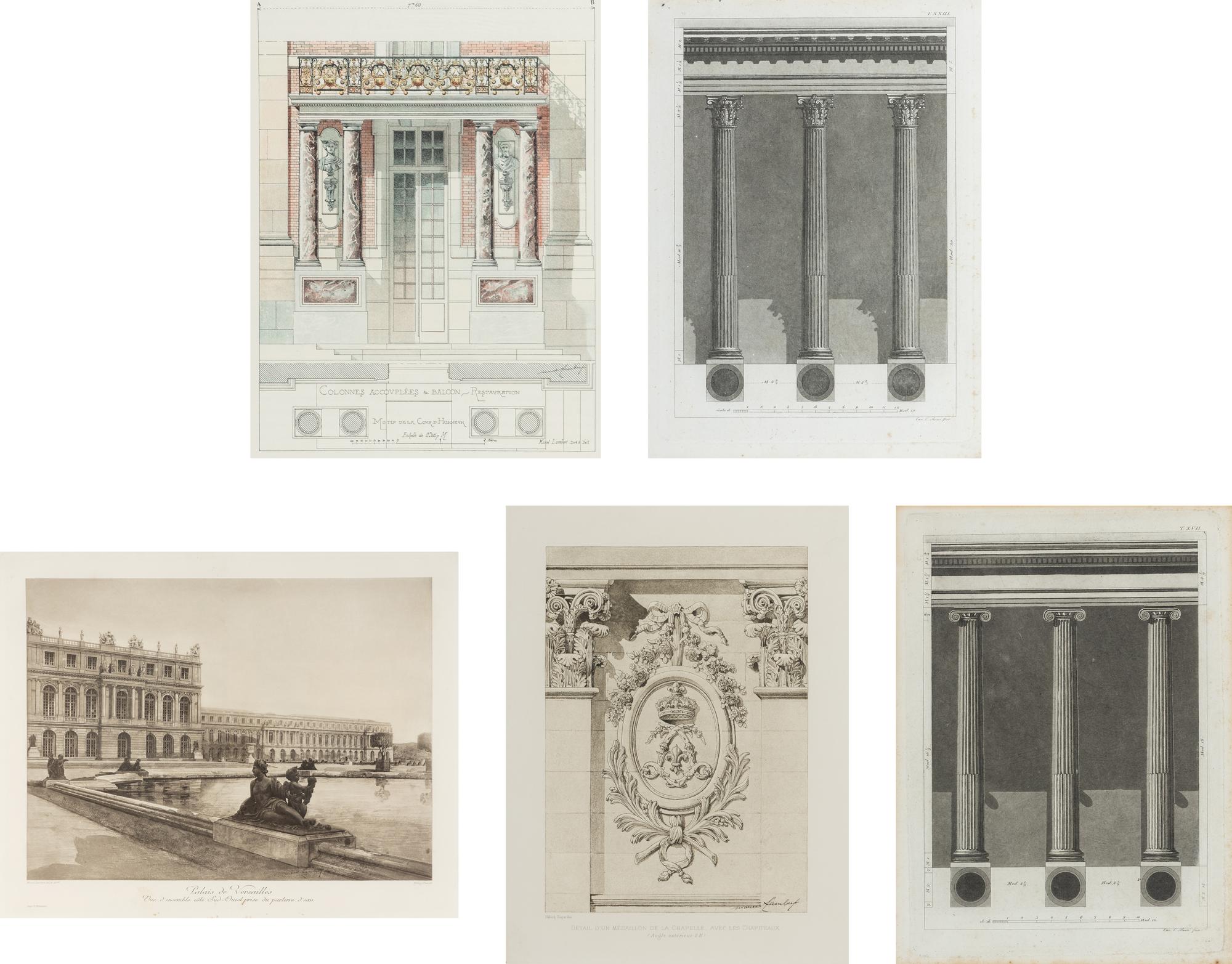Five Continental Colored Engravings
