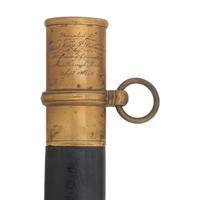 Ames Model 1850 Foot Officer's Sword Presented to Captain Moses Palmer - 13th Mass Infantry - Wounded at 2nd Bull Run and Gettysburg