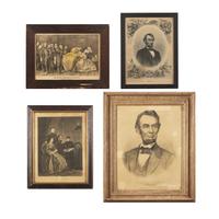 [Lincoln, Abraham] Group of Four Prints
