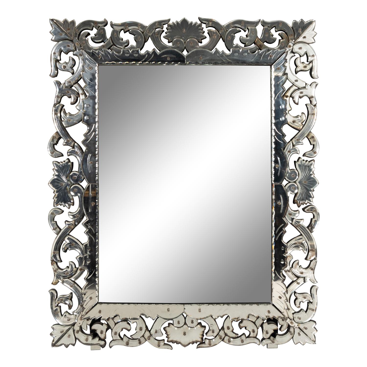 A Venetian Glass Mirror