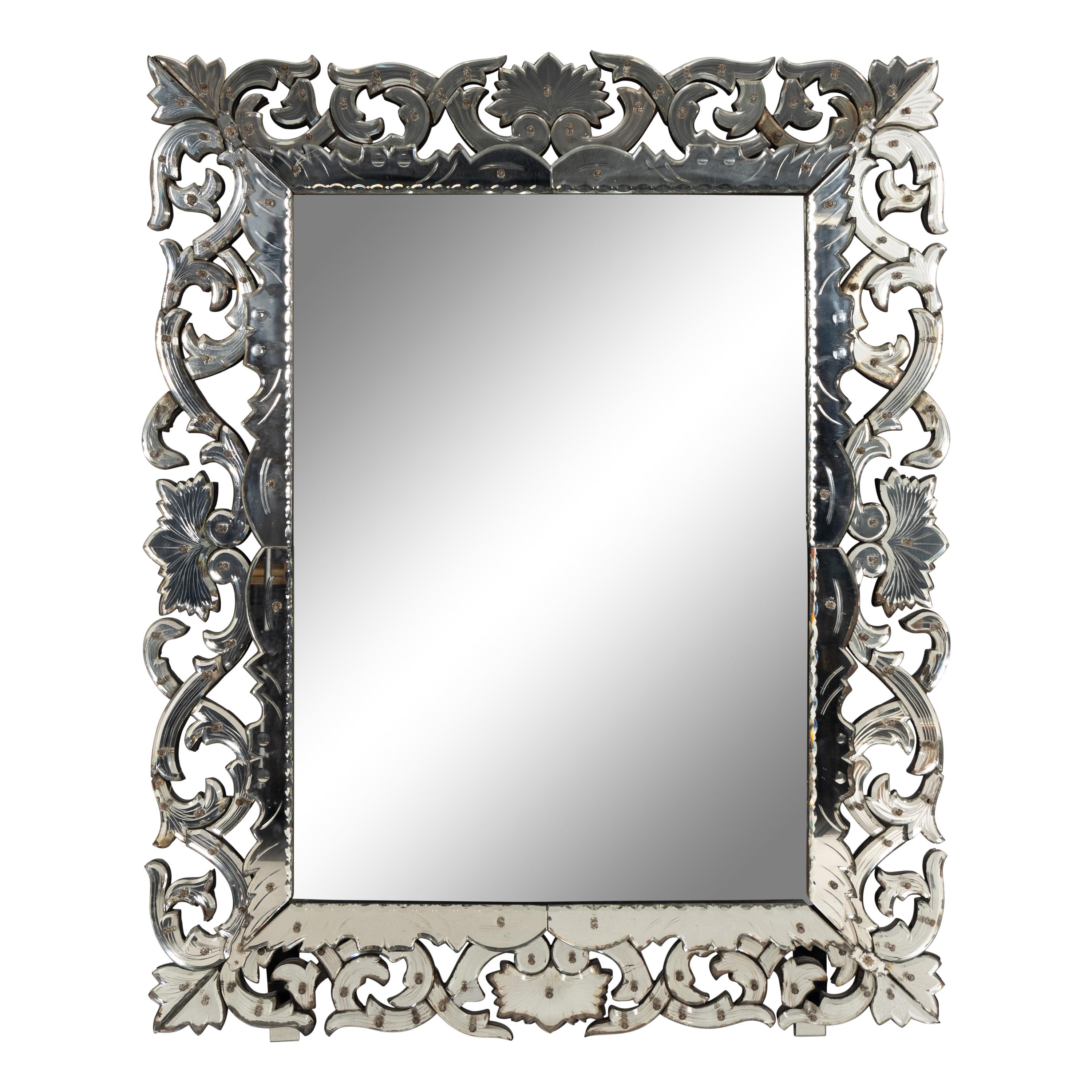A Venetian Glass Mirror