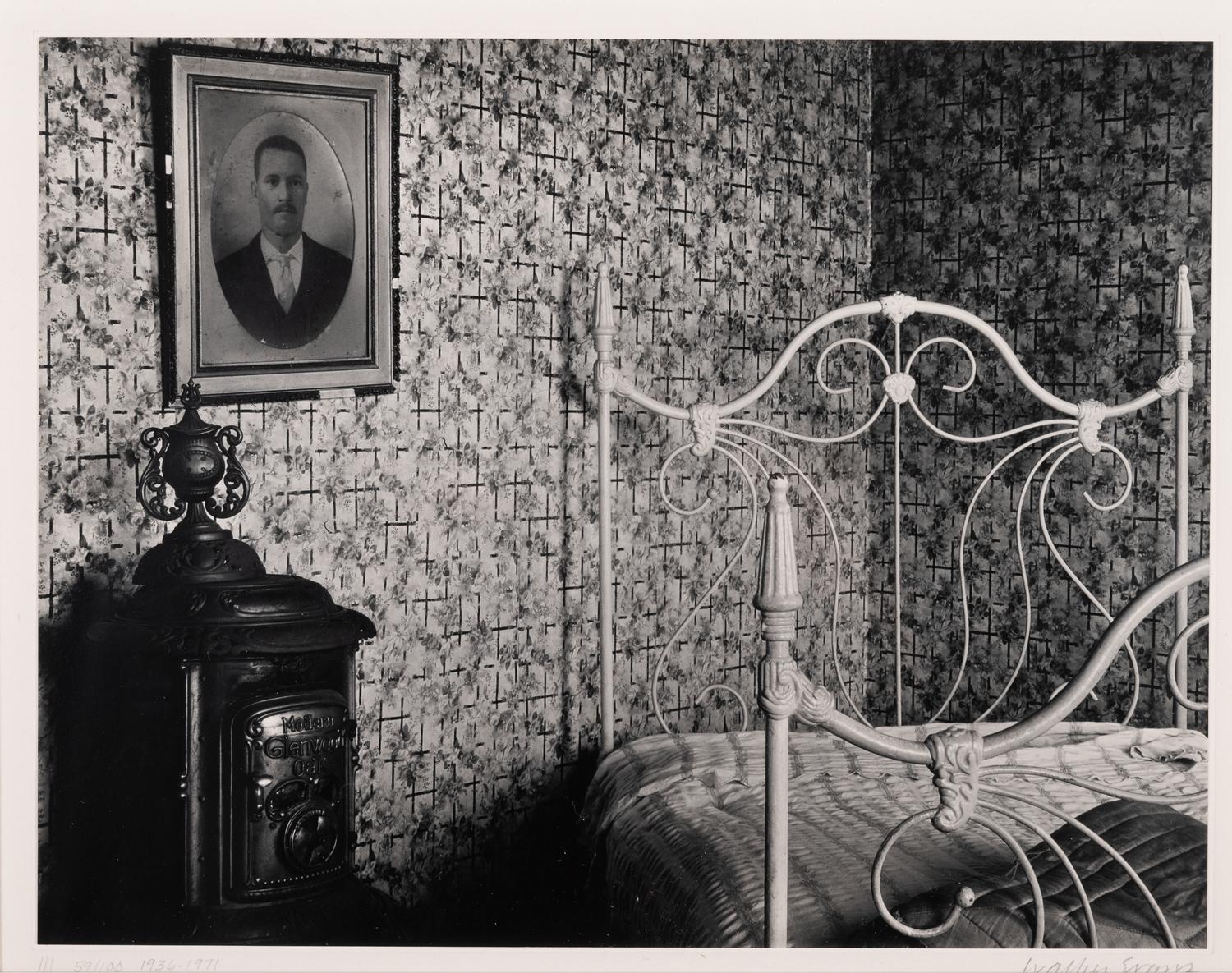 Bed and Stove, Truro, Massachusetts, 1931 (from the portfolio Walker Evans, 1971 )