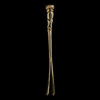 A Chinese Gold Hairpin, Chai, Yuan Dynasty 元 金螭虎釵