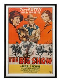 Vintage Movie Poster, The Big Show, Featuring Gene Autry