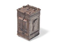 A Wrought Iron Money Box, Probably French, 17th Century