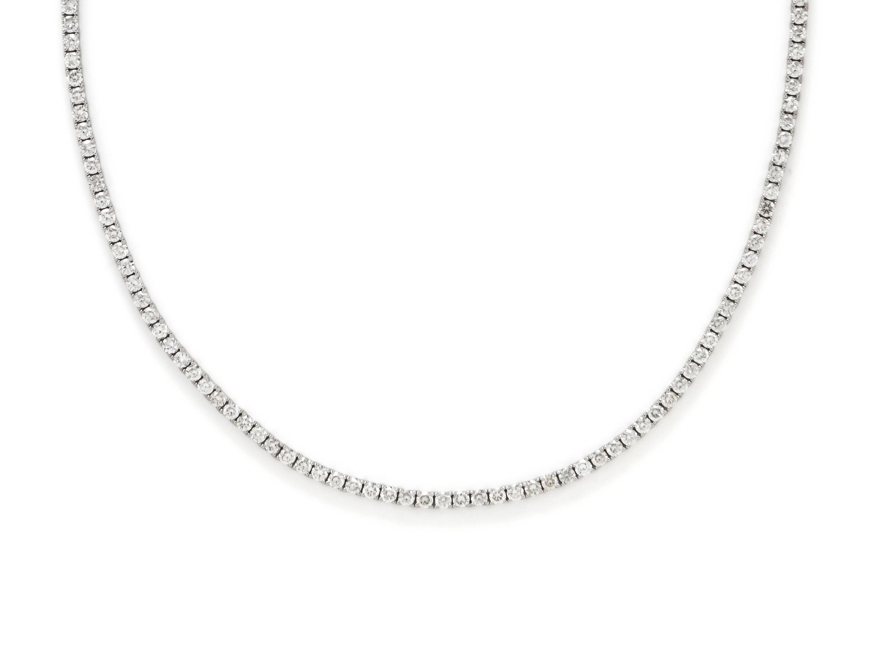 DIAMOND LINE NECKLACE