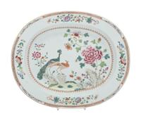 A Chinese Export Famille Rose Porcelain Platter