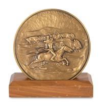 Apache Buffalo Hunt , Reissue of the Society of Medalists 59th Issue from 1959