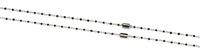 A Pair of 18 Karat White Gold, Onyx, Cultured Seed Pearl and Diamond Station Necklaces, Bvlgari, 8.00 dwts.