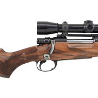 *Custom Jerome Glimm Engraved Mauser Rifle with W.C. Strutz Octagonal Barrel