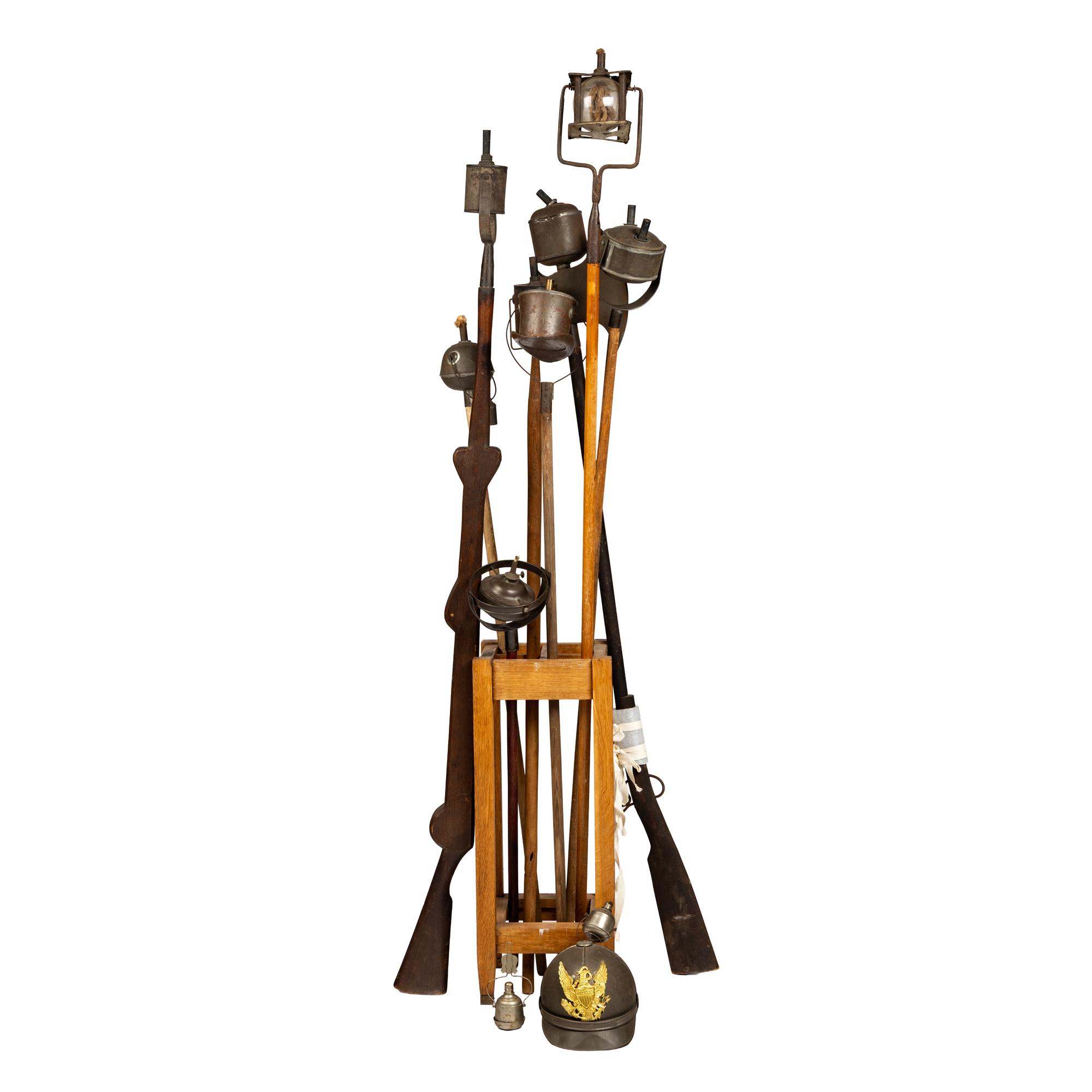 [PRESIDENTIAL CAMPAIGNS]. A group of 10 torches, ca 1860-1888, comprising: