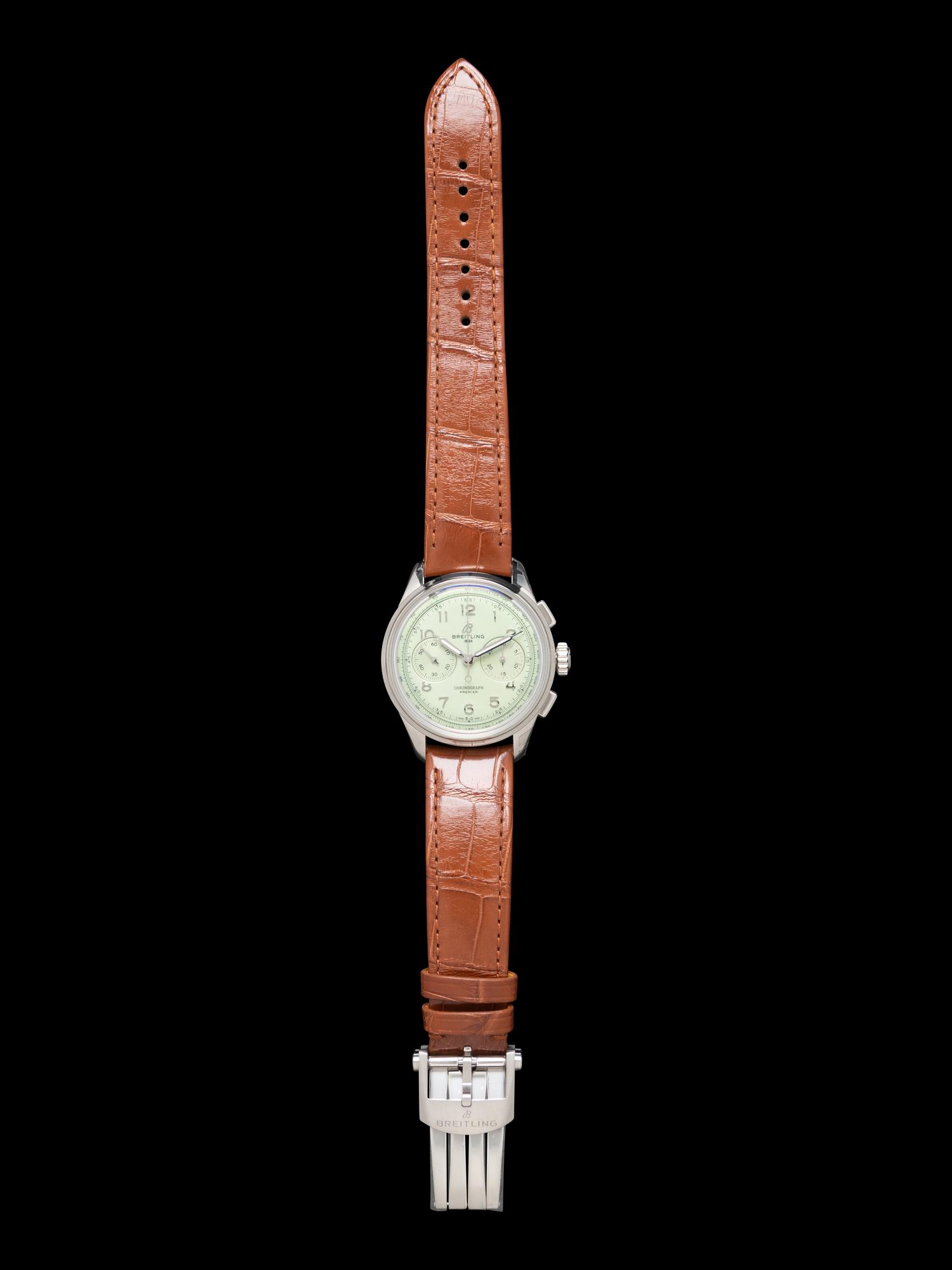 BREITLING, STAINLESS STEEL 'PREMIER B09 CHRONOGRAPH' WATCH
