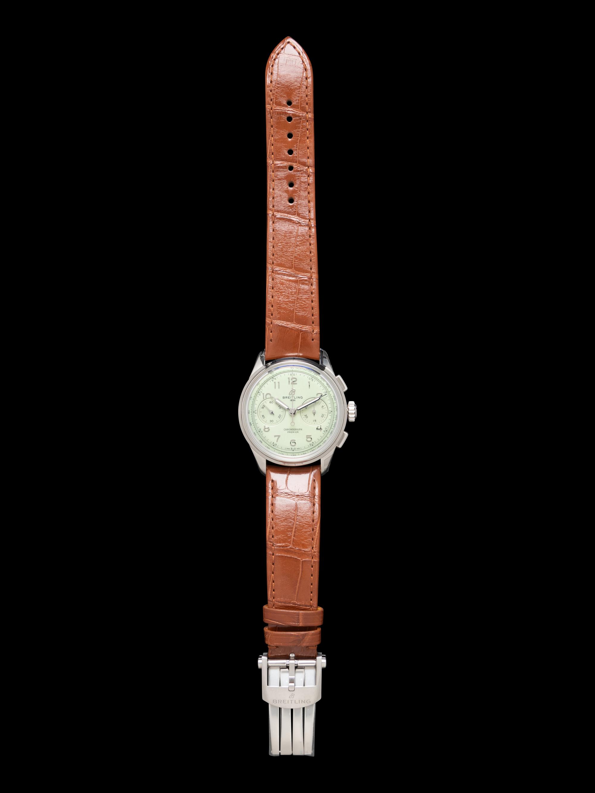 BREITLING, STAINLESS STEEL 'PREMIER B09 CHRONOGRAPH' WATCH
