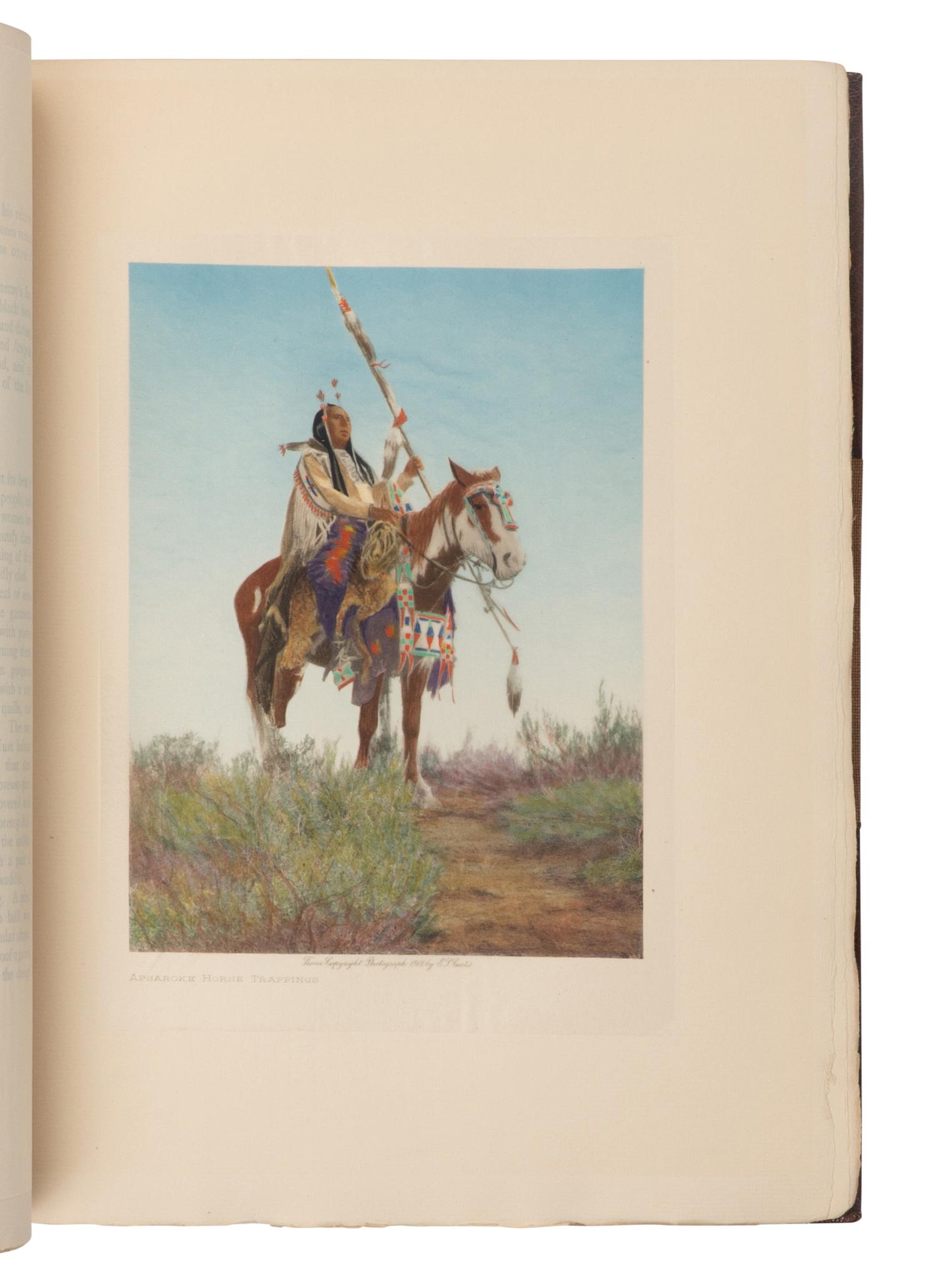 CURTIS, Edward S. (1868-1952). The North American Indian... List of Large Plates Supplementing Volume Sixteen . [Norwood, Massachusetts: The Plimpton Press, 1930].