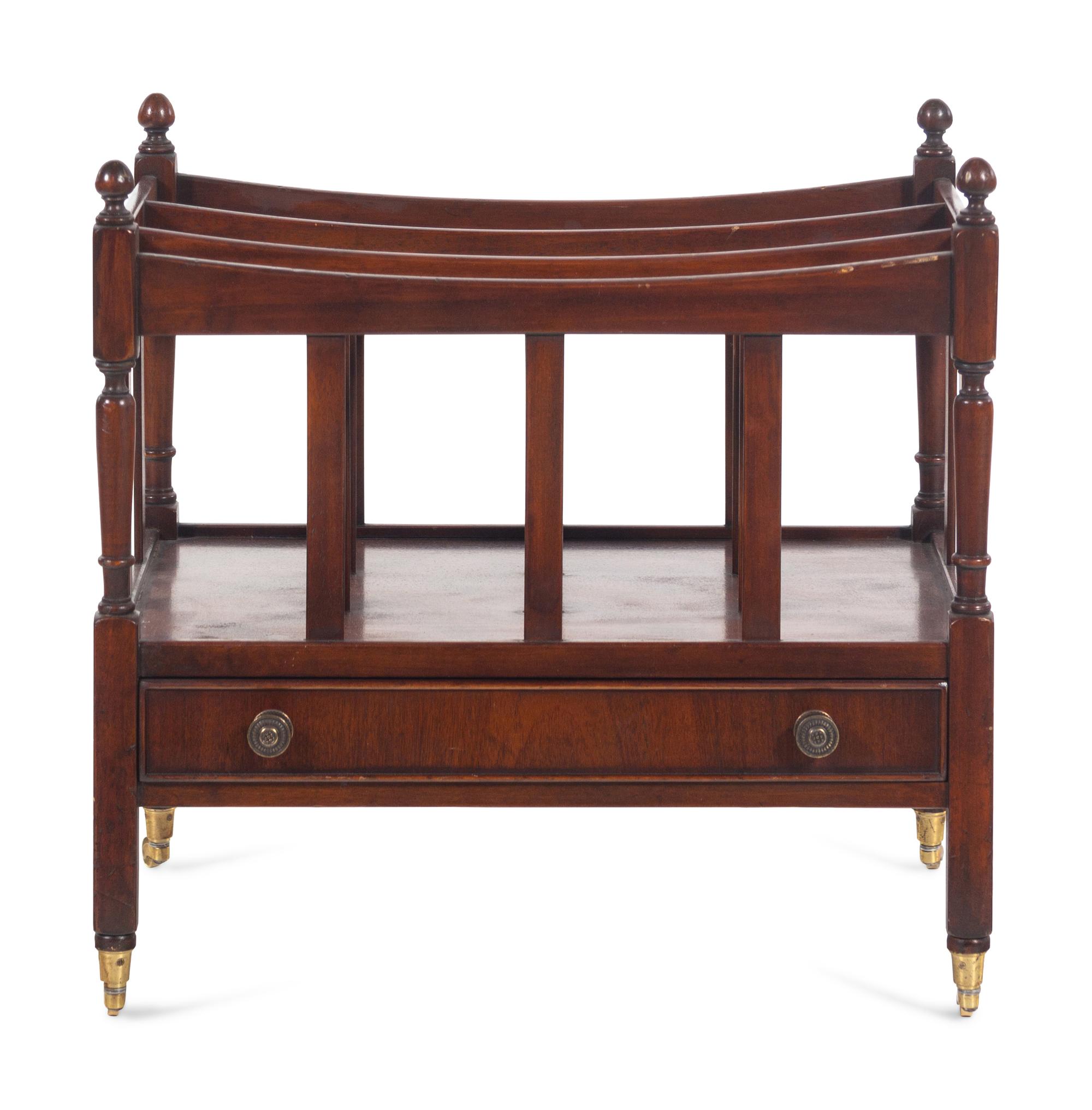 An English Mahogany Canterbury