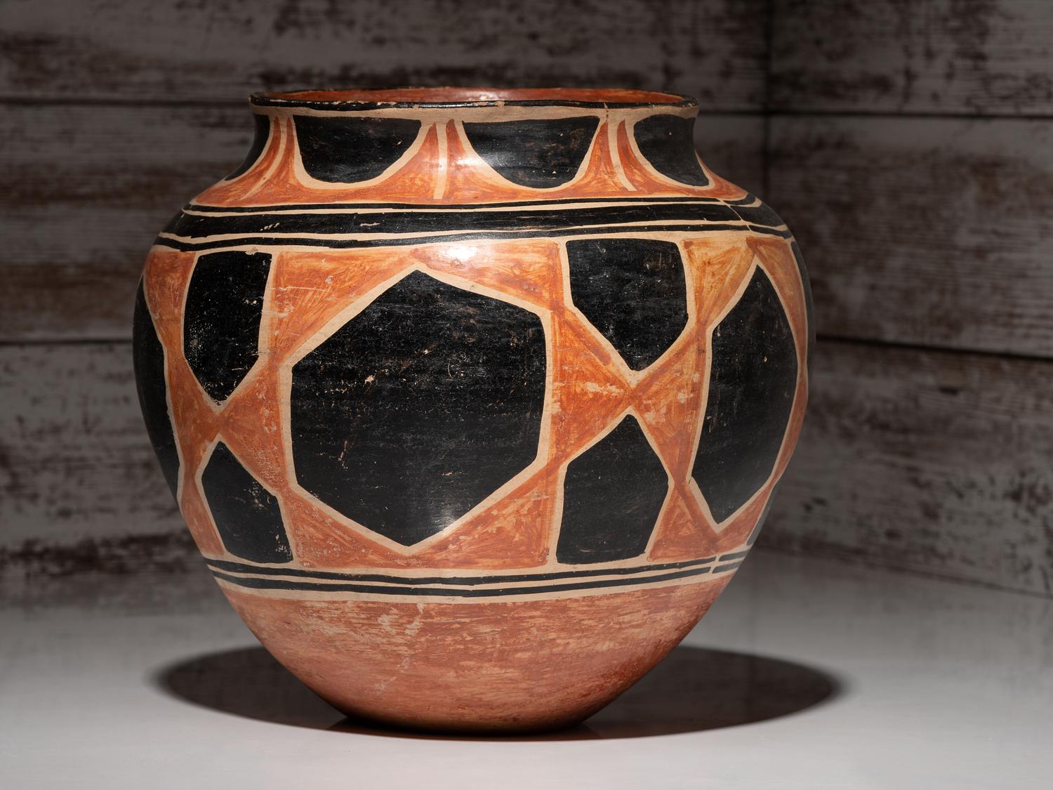 Polychrome Pottery Jar