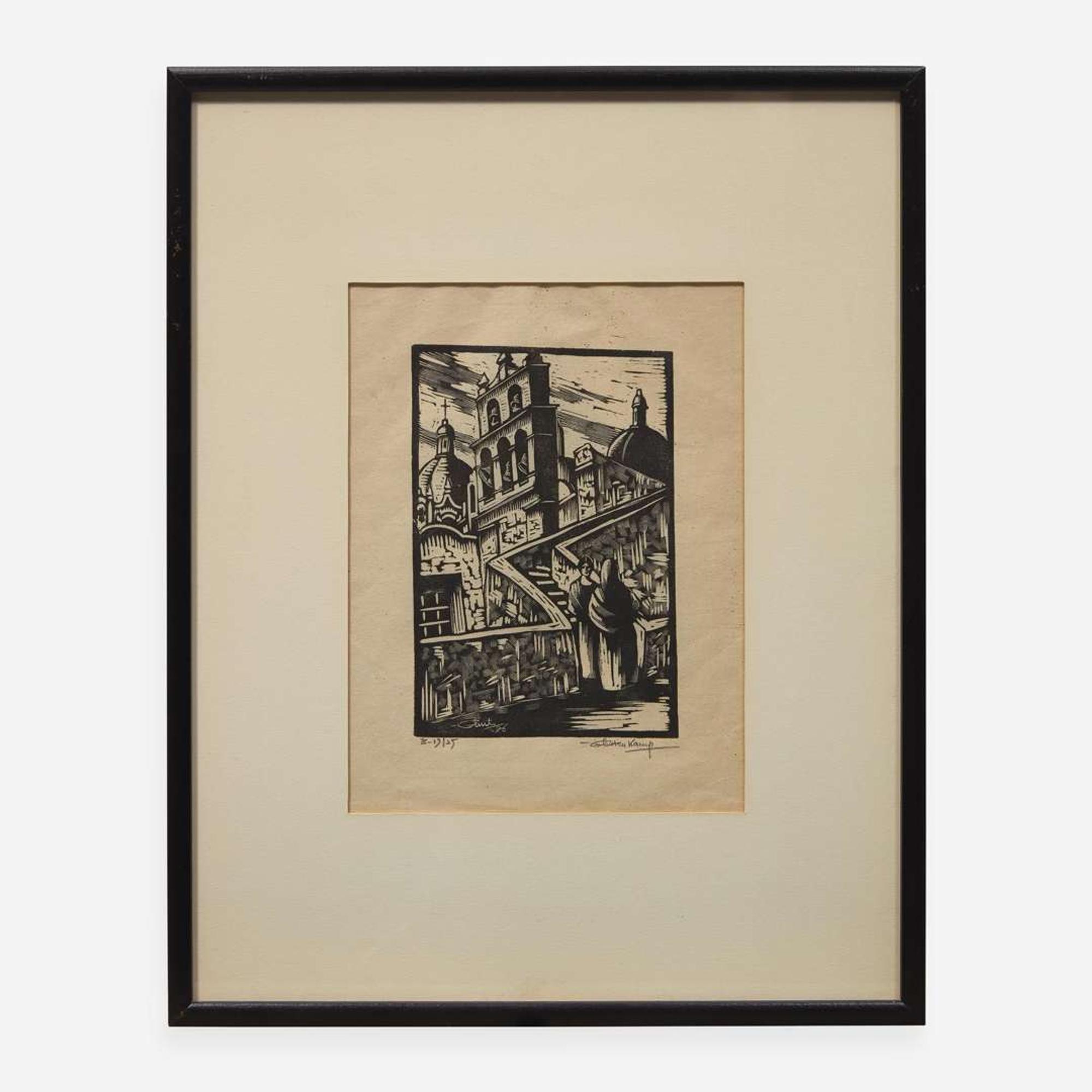 Henrik Glintenkamp (American, 1887-1946) A group of Four (4) Woodcuts