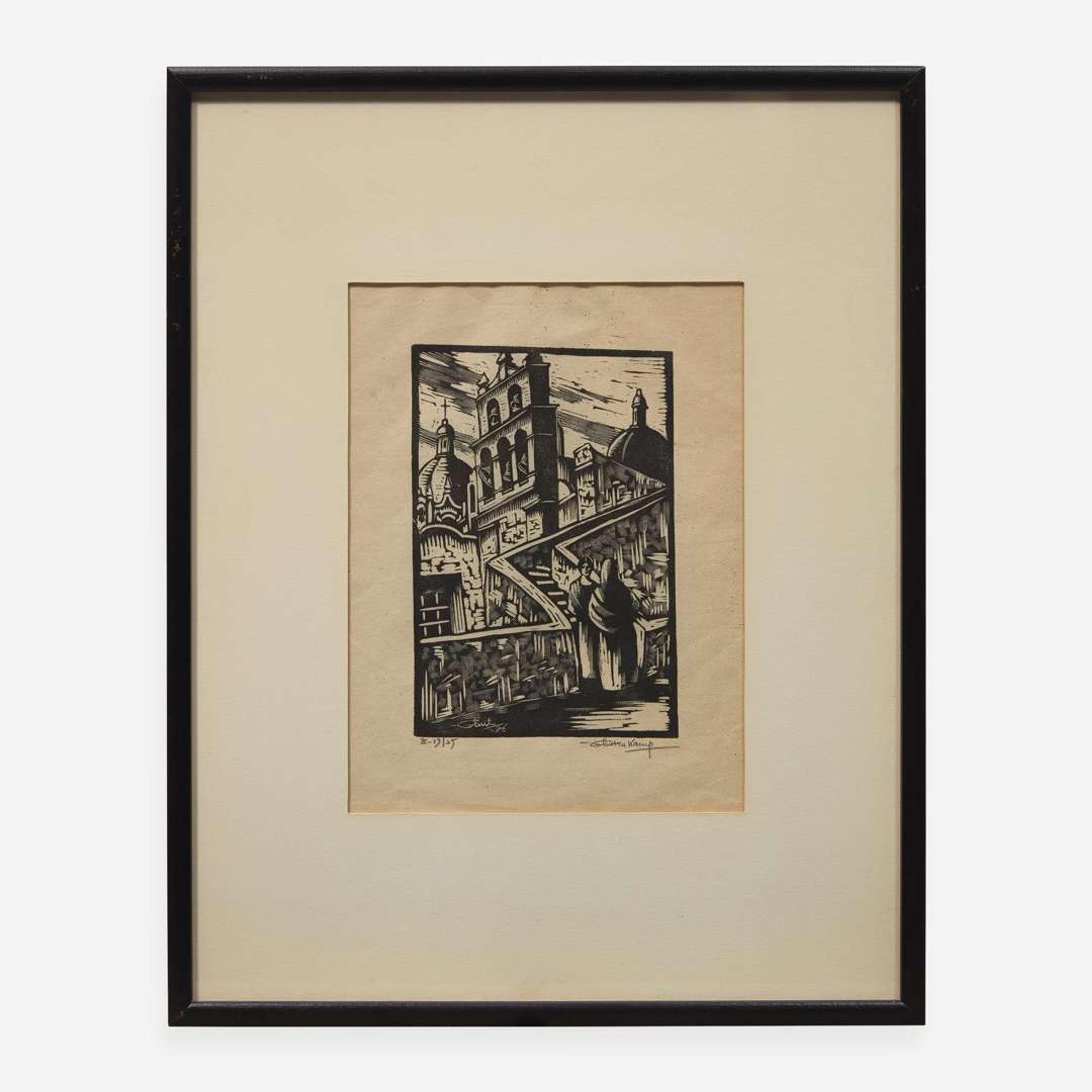 Henrik Glintenkamp (American, 1887-1946) A group of Four (4) Woodcuts