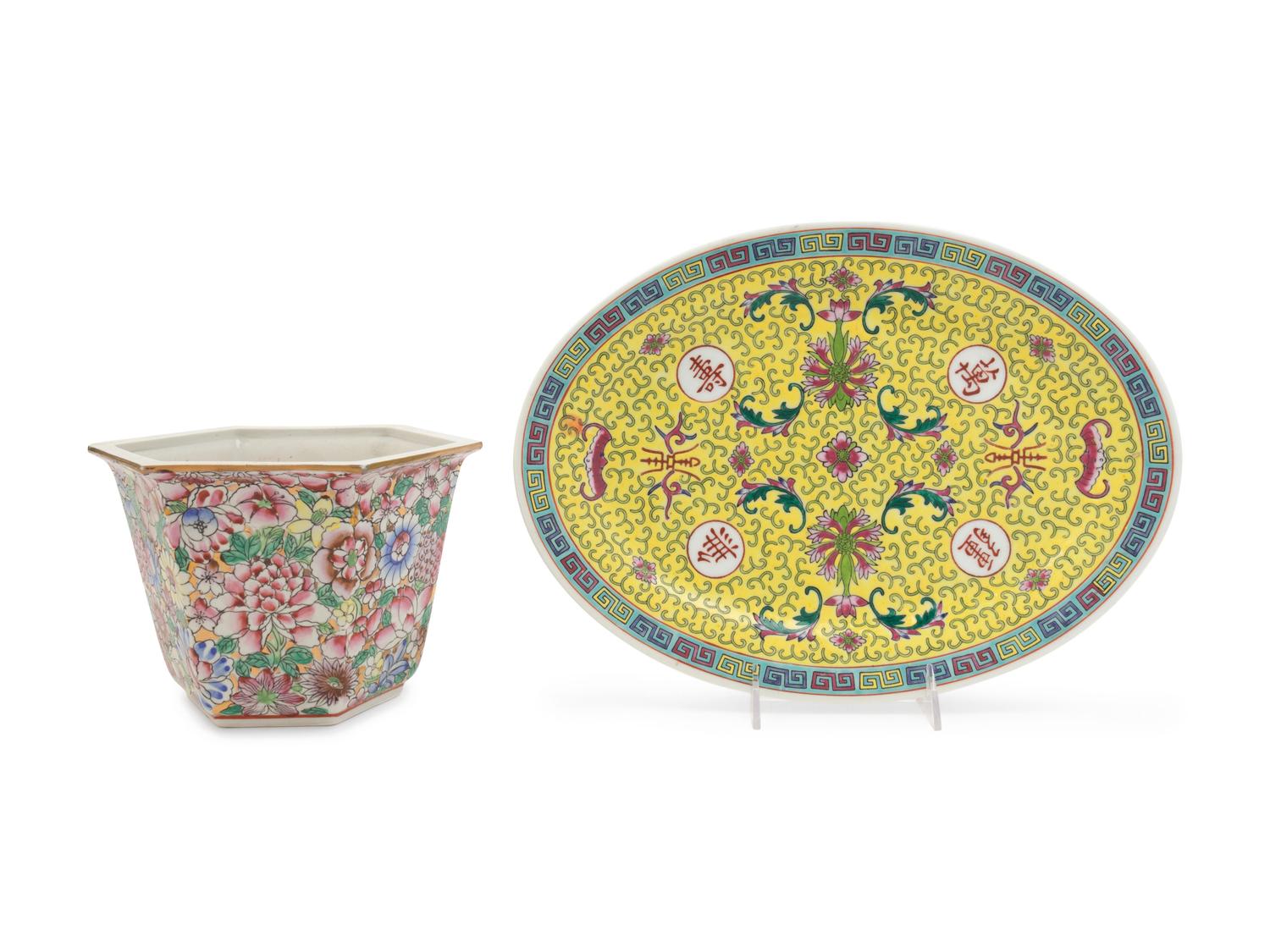 Two Chinese Porcelain Wares