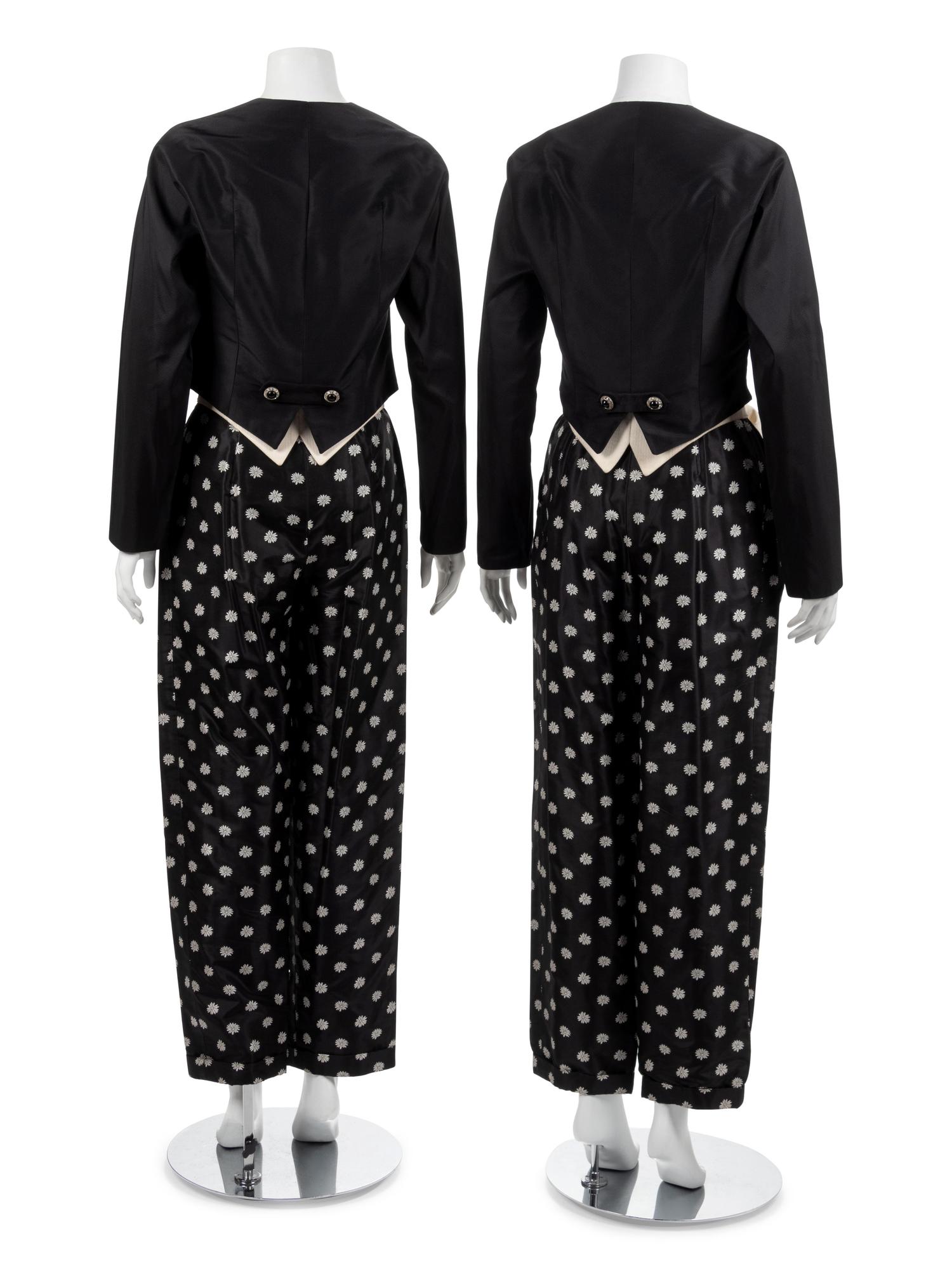 Two Geoffrey Beene Pant Ensembles, Spring 1988
