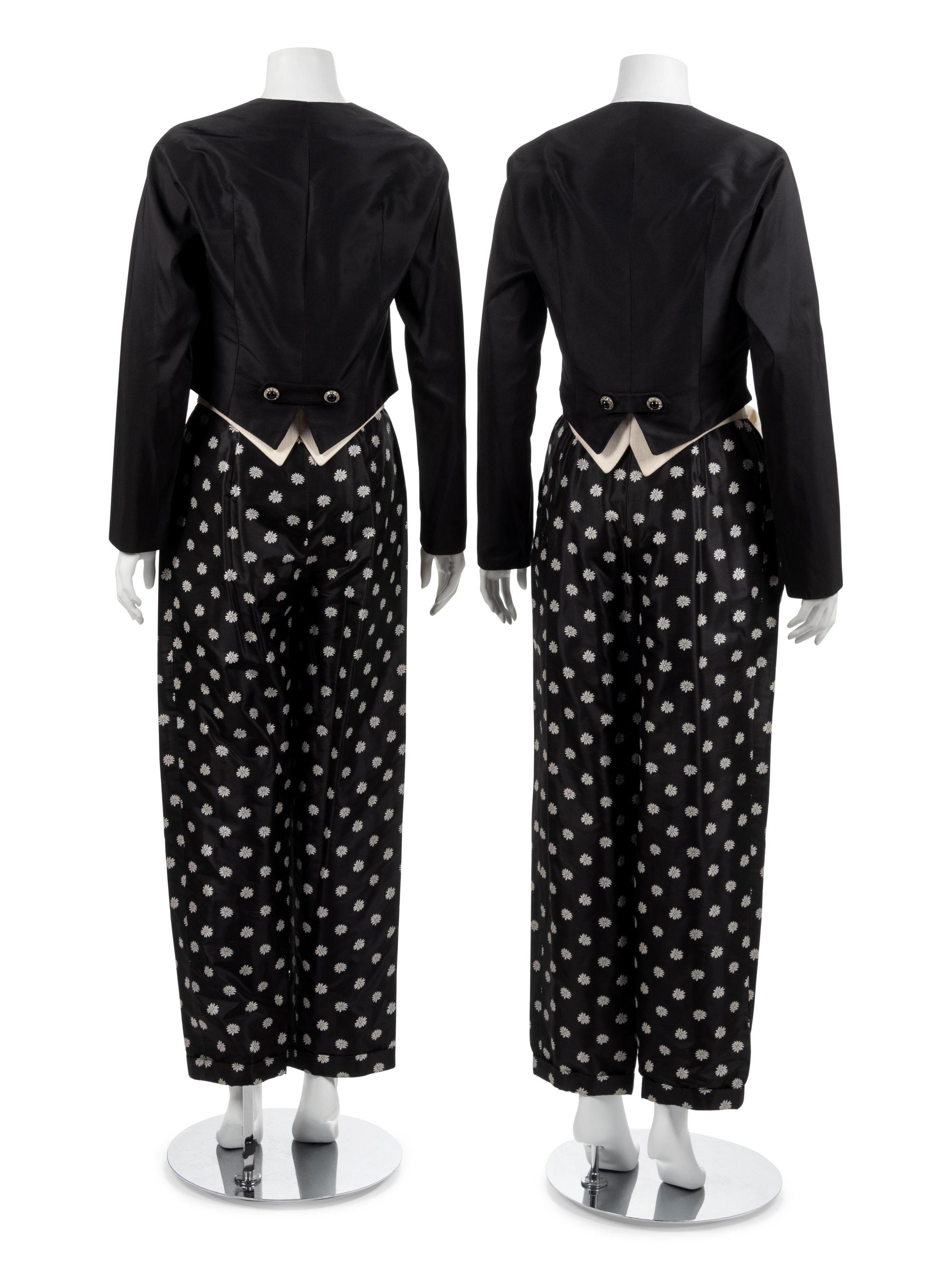 Two Geoffrey Beene Pant Ensembles, Spring 1988