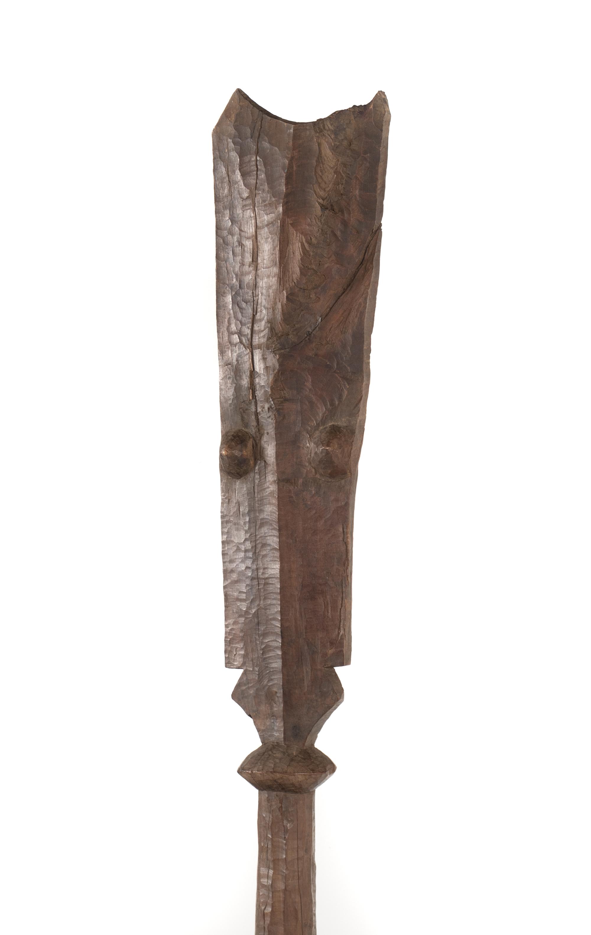 A Dogon Ladder and Two Staffs