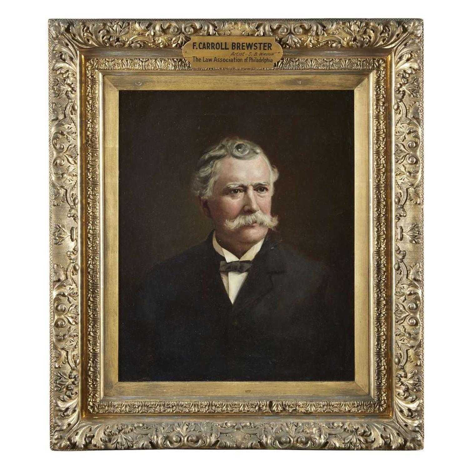 Samuel Bell Waugh (1814-1885) Two portraits of Frederick Carroll Brewster (1825-1898)