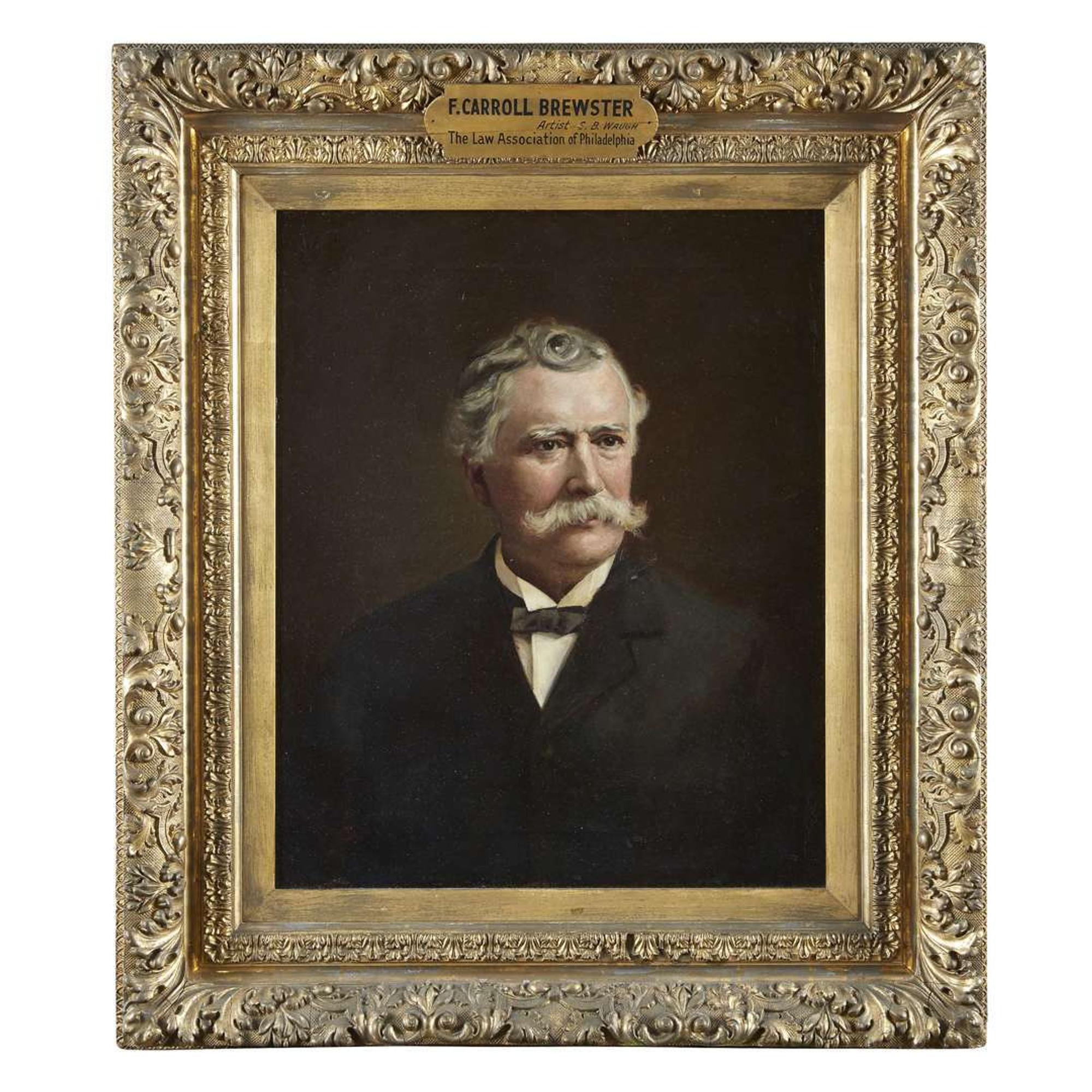 Samuel Bell Waugh (1814-1885) Two portraits of Frederick Carroll Brewster (1825-1898)