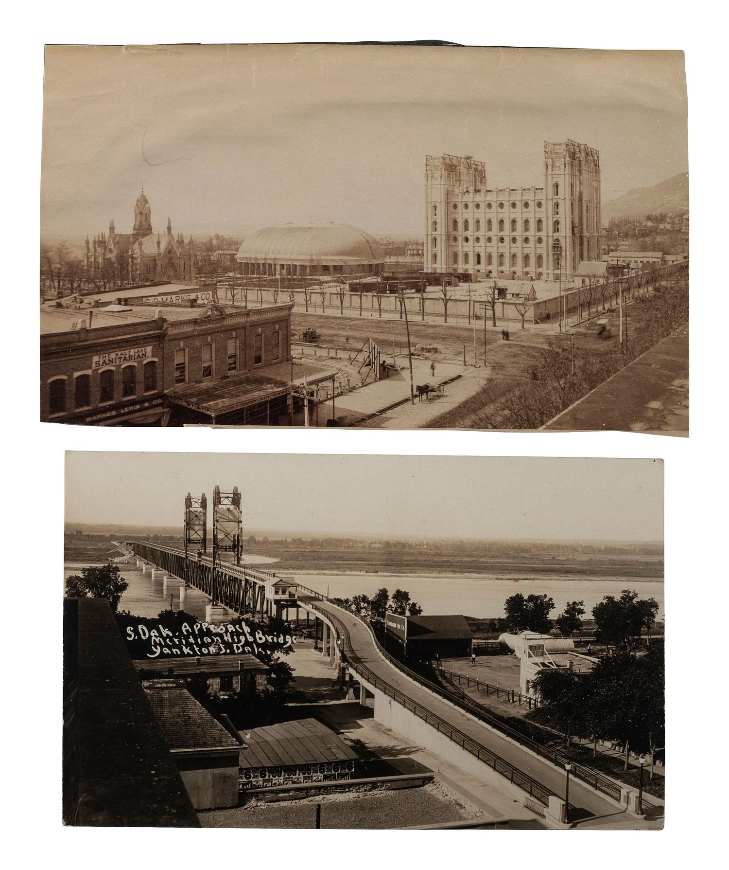 [WESTERN AMERICANA]. A group of 46 RPPCs & photographs of the Dakotas and the West.