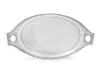 A Russian Silver Tray
