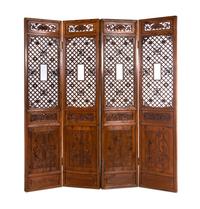A Set of Four Chinese Softwood Door Panels