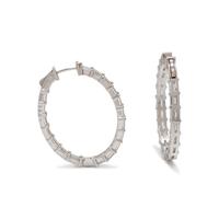 DIAMOND HOOP EARRINGS