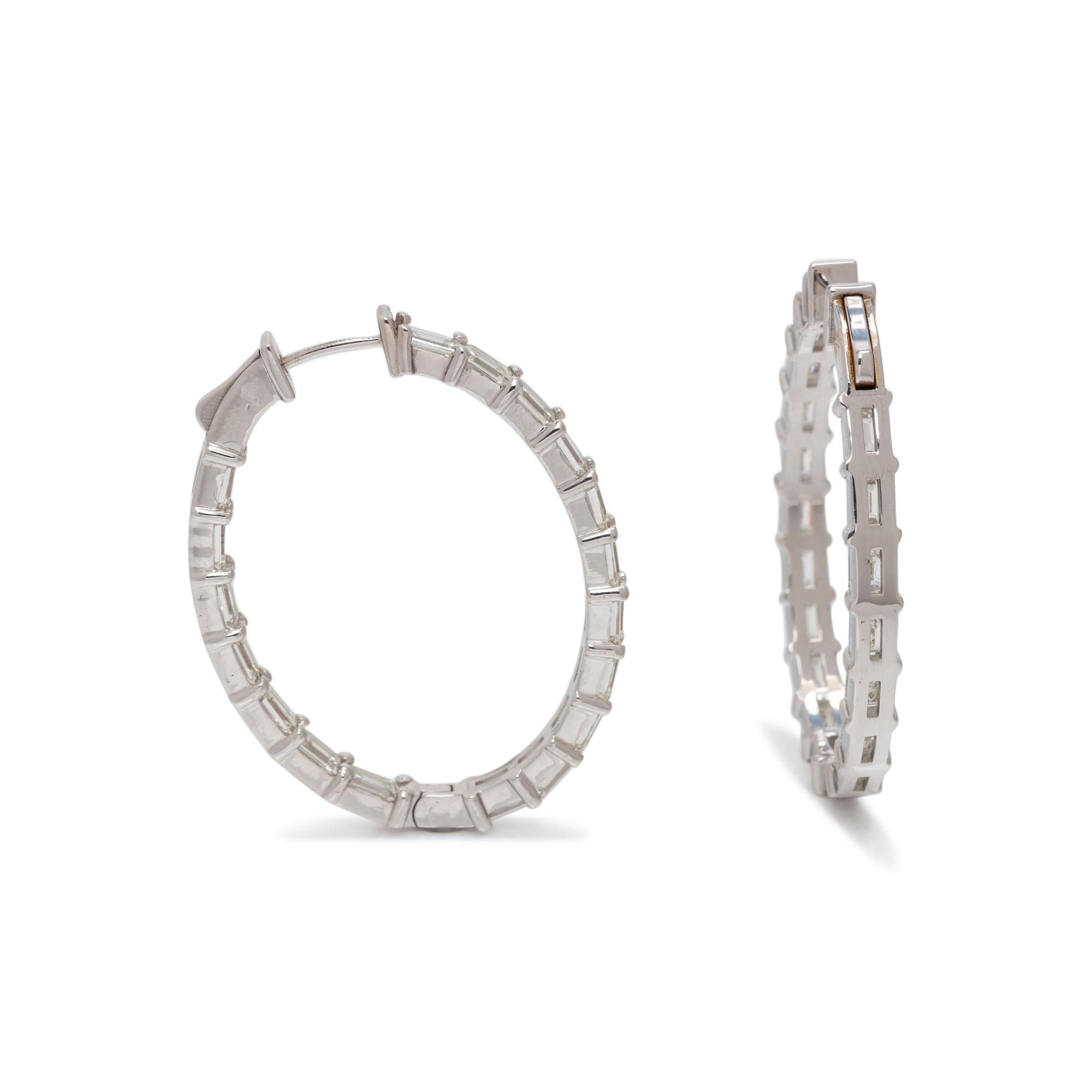 DIAMOND HOOP EARRINGS