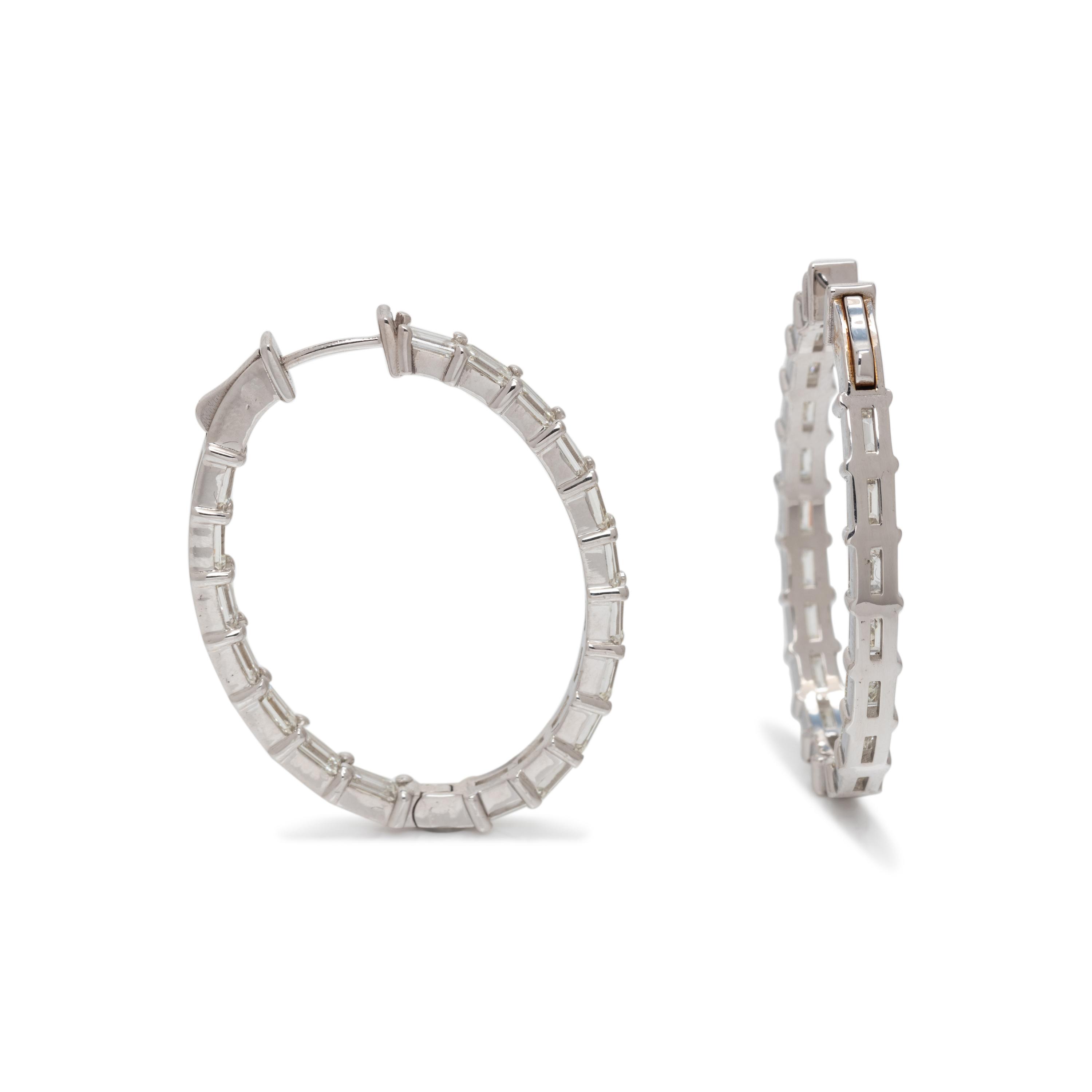 DIAMOND HOOP EARRINGS