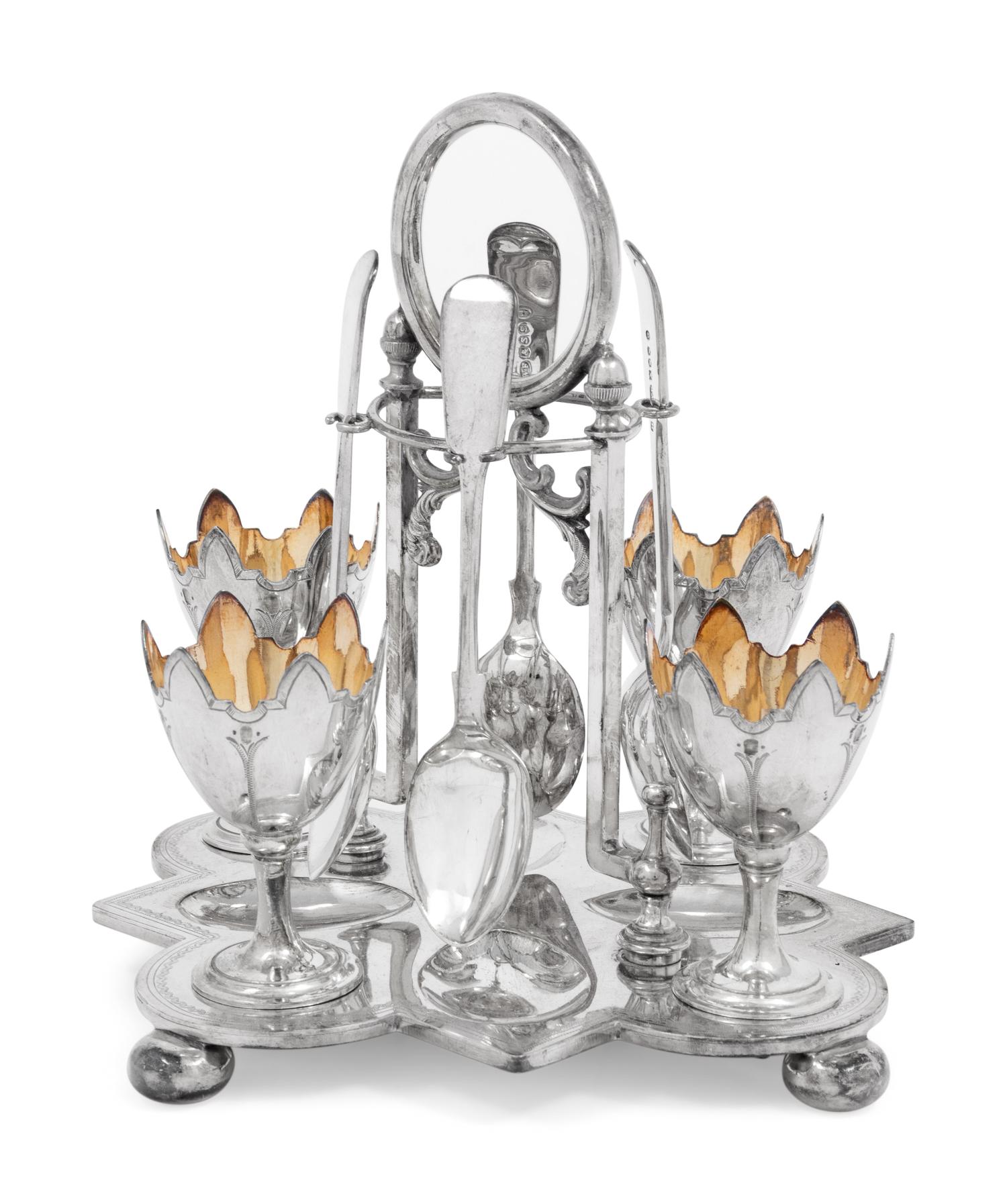 An English Silver-Plate Egg Coddler